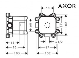 SET EMPOTRADO LAMPSHOWER AXOR